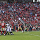 Illustration for article titled The 49ers Crappy Turf Helped Shank A Ravens Field Goal